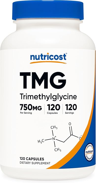 Nutricost TMG Trimethylglycine 750mg, 120 Capsules
