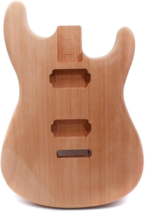 Electric Guitar Body Mahogany wood HH Style pickups hole Unfinished Guitar Body Replacement