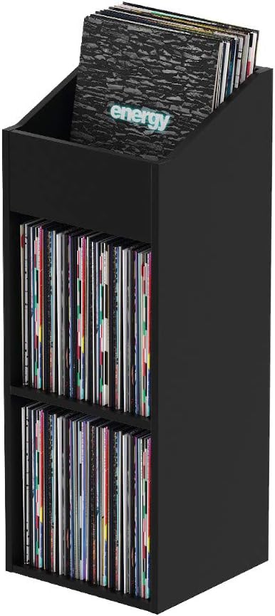 Glorious Record Rack 330 in Black