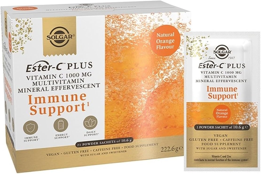 Solgar Solgar Ester-C Plus Vitamin C 1000 Mg Efervesan 21 Sachet