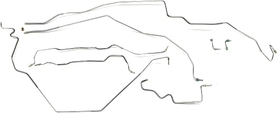Full Car Brake Line Kit - Fits 69 Camaro w/Disc Conversion - Stainless - The Stop Shop