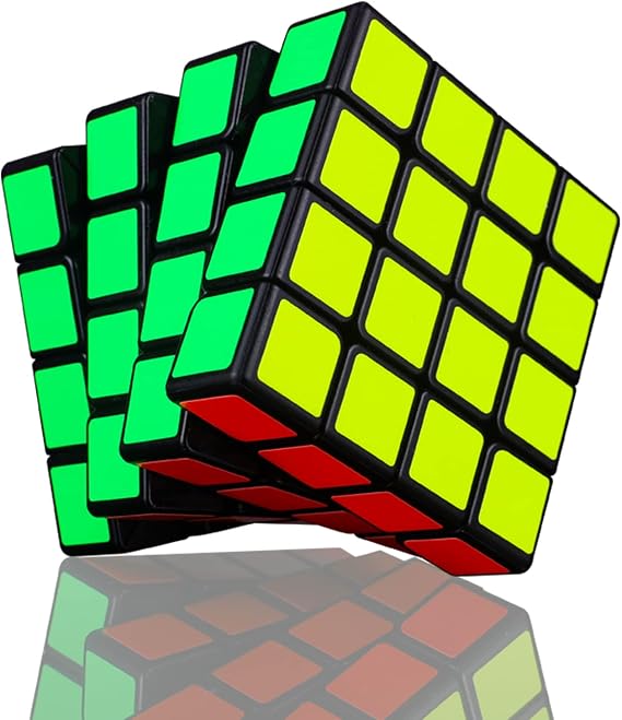 Speed Cube 4x4x4,62mm Magic Cube，Professional, Smooth, and Fault-tolerant,Classic Brain Teasers,Party Bag Fillers, Party Favours，Competitive training for adults and children