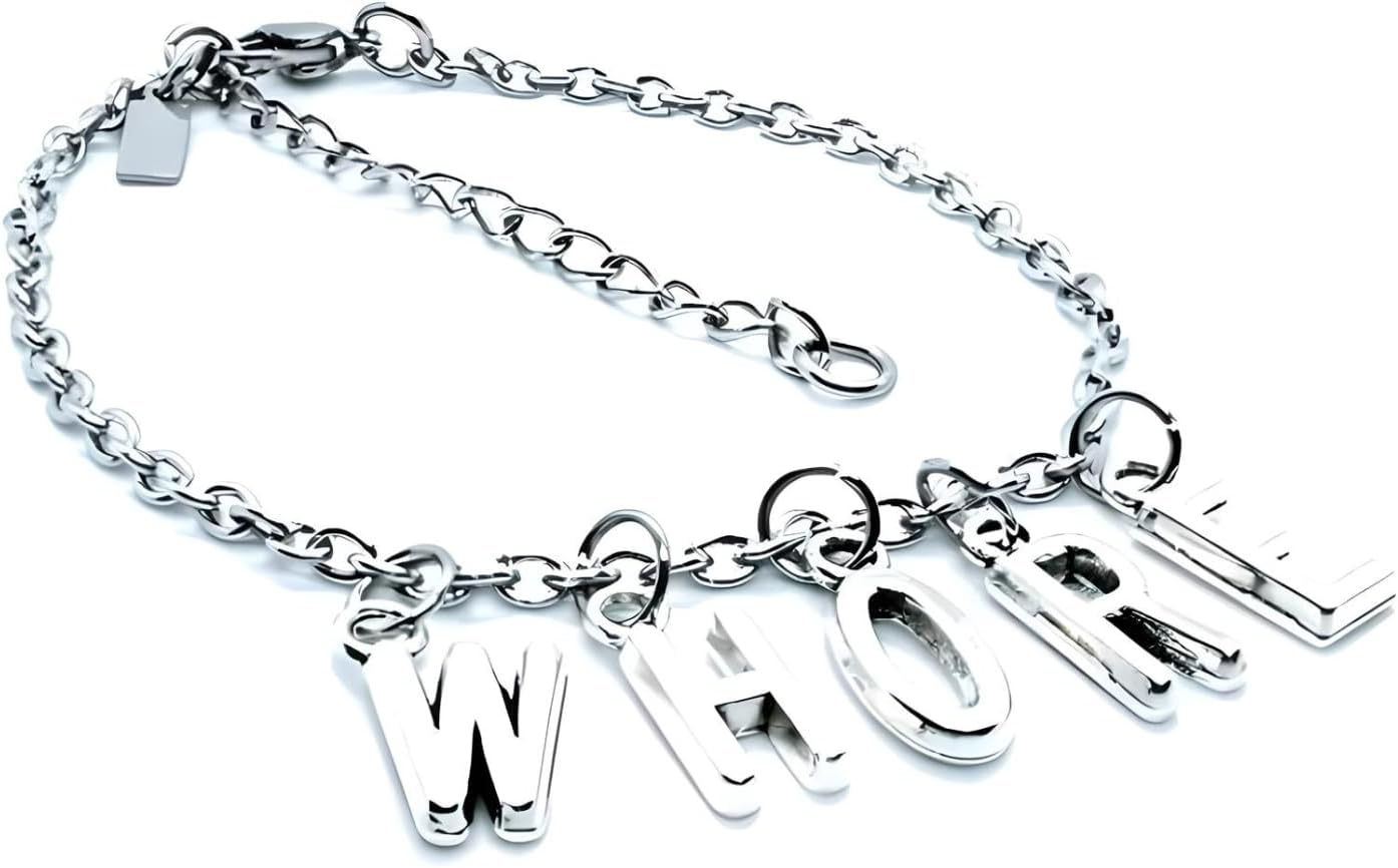 Whore Anklet Bracelet Choker Chain Jewelry