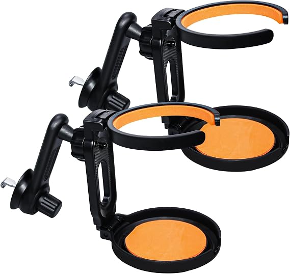 2 Stück Faltbar Getränkehalter Auto Orange Becherhalter Auto Lüftung Cup Holder Car Verstellbare Auto-Flaschenhalter Auto-Getränkehalter-Lüftung für Autoaschenbecher Kaffeebecher Getränkedose