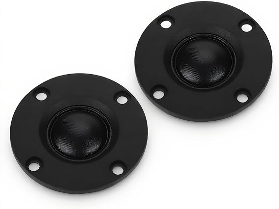 Silk Film Dome Tweeter Treble Speaker, HiFi Loudspeaker, HiFi Loudspeaker, for Home Audio System, 2Pcs 30W 6
