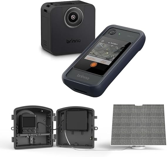 Brinno BCC200-BLE+ASP1000-P+ATH2000 Time Lapse Camera Controller Bundle, Includes: HDR TLC200Pro-BLE Time Lapse Camera, Solar Power Kit, IPX5 Weatherproof Housing with Extra Battery Supply