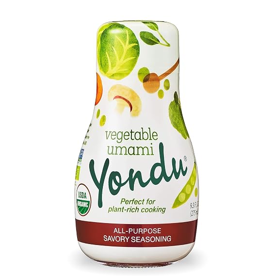 YONDU Organic Umami Seasoning Sauce: Replacement for Liquid Aminos, Fish Sauce, Soy Sauce. Non GMO, 100% Plant Based, Gluten Free (9.3 fl oz) | Versatile Rich & Savory Replacement for Liquid Aminos, Soy Sauce, Fish Sauce & Oyster Sauce, Vegan, Non GMO, Gluten Free