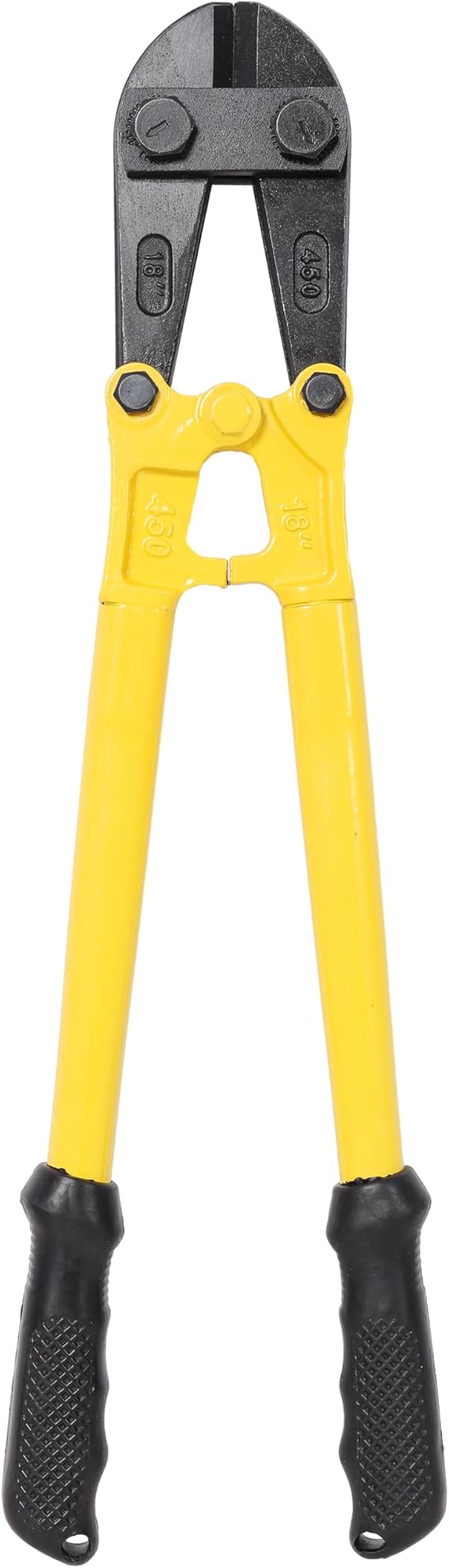 18 inch Bolt Cutter,JULYFOX Heavy Duty Bolt Cutter with Soft Rubber Grip Handle,Steel Blade,Effortless Cutting for Locks, Chains, Fences, Rebars(18 inch)