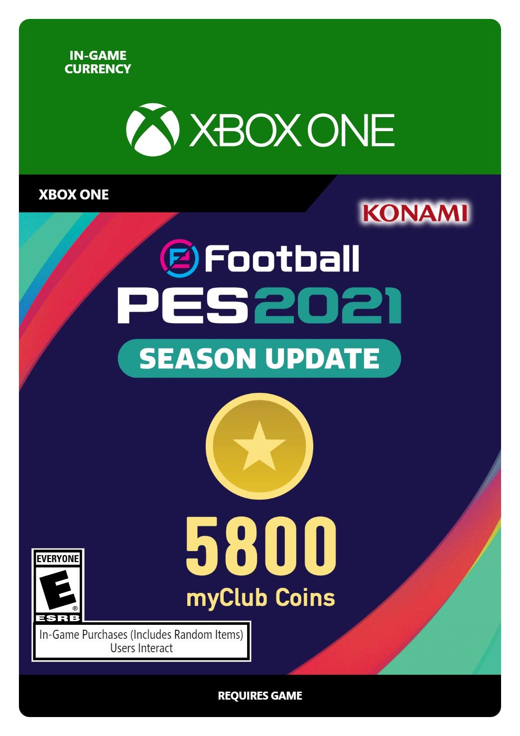 eFootball PES 2021 SEASON UPDATE: myClub Coin 1050 - Xbox One [Digital Code]