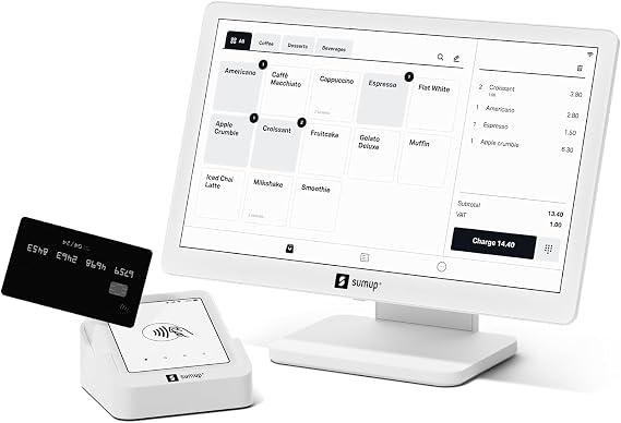 SumUp POS Lite + Solo Bundle - Mobile POS System + Terminal for EC/Cards & Contactless Payments - No Monthly Fees