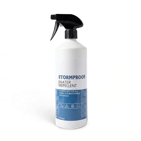 Stormproof Water Repellent, Durable, and Eco-Friendly - 1 Litre Spray. Retains Breathability, Repels Water, Oil and Dirt. Easy to Apply