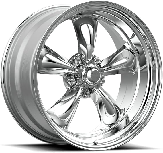American Racing Vintage VN515 Torq Thrust II 1 Piece 15X7 5X4.75 3.76-6mm Polished - VN5155761