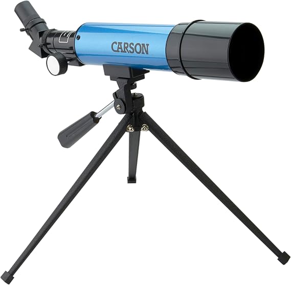 Carson Aim Refractor Type 17.5x-80x Power Telescope with Tabletop Tripod (MTEL-50)