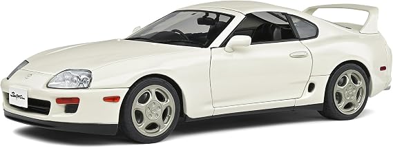 solido S1807602 1:18 1993 Toyota Supra Mk.4 (A80) Targa Roof-Super White Collectible Miniature car