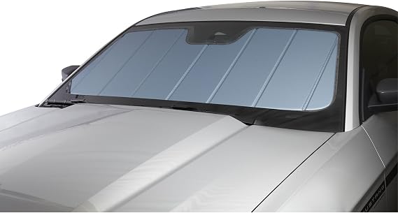 Covercraft UVS100 Custom Sunscreen | UV11259BL | Compatible with Select Mitsubishi i-MiEV Models, Blue Metallic