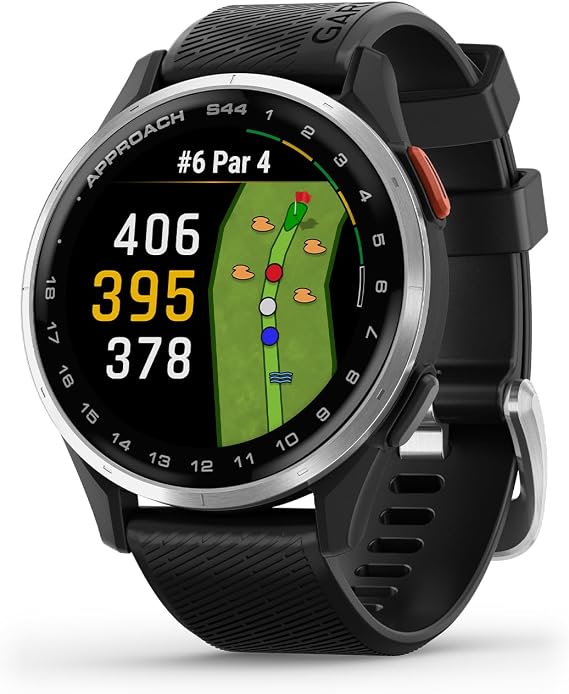 Garmin Approach S44, Golf GPS Smartwatch, 43mm, Black