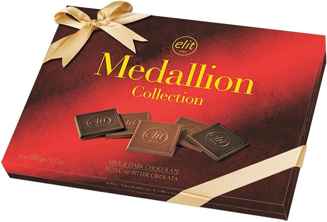 Elite Medallion Collection Gluten-Free Milk and Dark Chocolate 288g