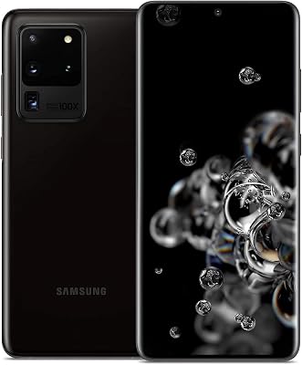 SAMSUNG Galaxy S20 Ultra 5G, US Version, 512GB, Cosmic Black - T-Mobile Renewed