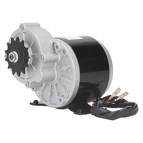 Brushed Speed Reduction Motor,24V 500W Gear Reduction Electric Motor with 13 Tooth Sprocket for Electric