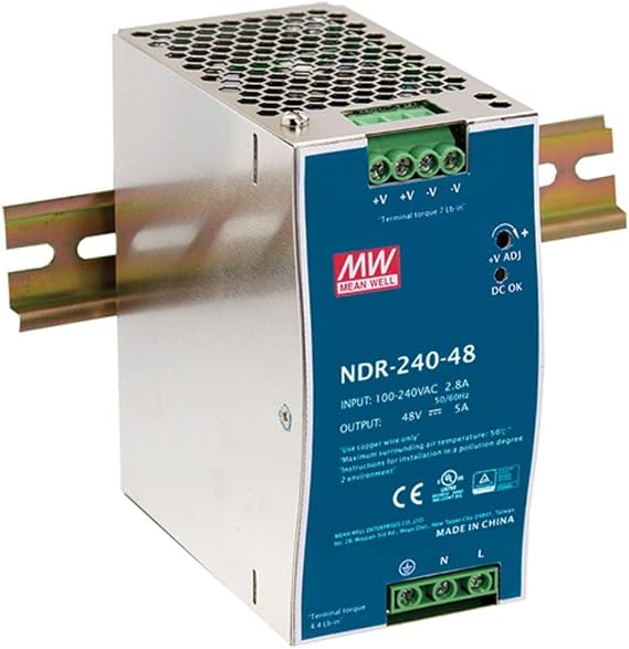 LINOVISION Mean Well NDR-240-48 48V 5 Amp 240W