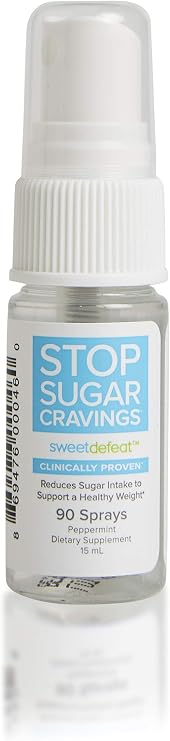 Sweet Defeat Anti Sugar Spray - Stop Sugar Cravings With Our Fast Acting Clinically Proven Gymnema Sylvestre Spray - 15ml Bottle
