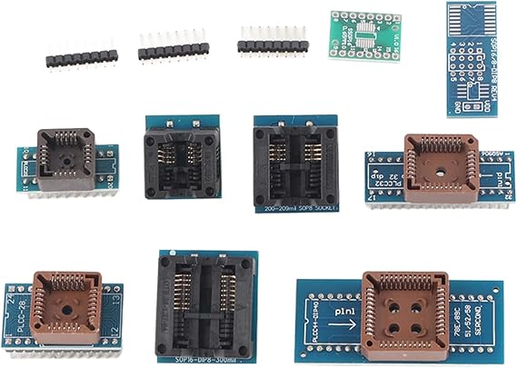 TL866II Universal Programmer Plus EEPROM Flash 8051 AVR MCU GAL PIC with 10 Adapters