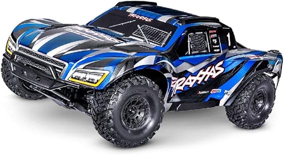 TRAXXAS Maxx Slash 4WD 1:7 Short Course Truck Blue RTR with VXL-6S Brushless without Battery/Charger
