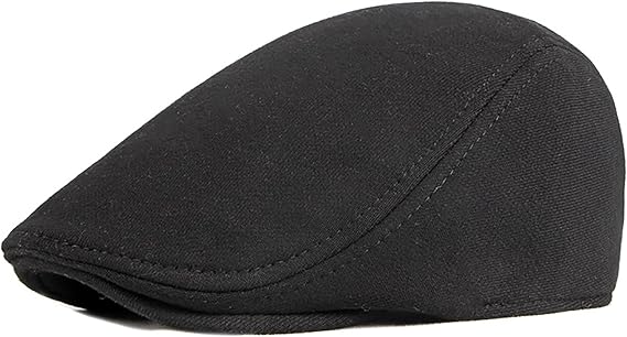 XYIYI Men Newsboy Cap Cotton Beret Hat Flat Ivy Gatsby Driving Cabbie Cap