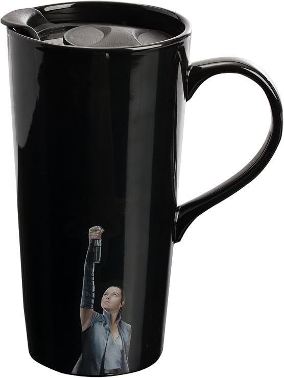Vandor Star Wars Rey 20 Ounce Ceramic Heat Reactive Travel Mug