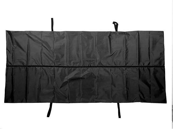 Emergency Cadaver Body Bag, 210D Leakage Proof Dead Body for Funeral Hospital Transportation (Black) (210 * 75CM)