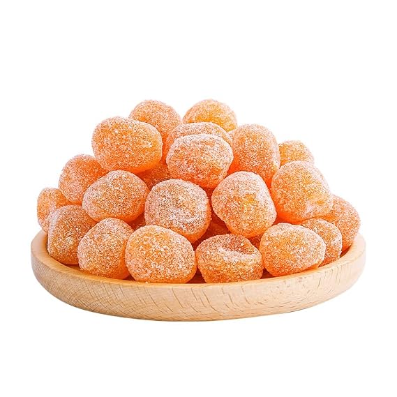 Candied Kumquat: Preserved Sugared Kumquat, Icing Sugar Chinese Traditional Snacks Cantonese Style Fruits Rock Sugar Kumquat Candied Fruit Snac 500g Can. (Icing Sugar Kumquat ))