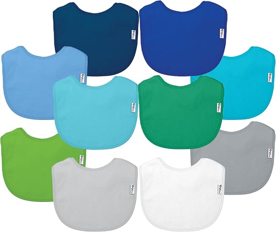 Waterproof Everyday Bibs (10 pack) by green sprouts