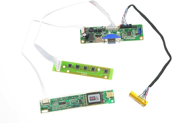 V.M70A VGA Controller Board Kit LVDS Driver for LP141WX1 LP141WX1-TLA2 LP141WX1-TL03 1280x800 LCD Screen