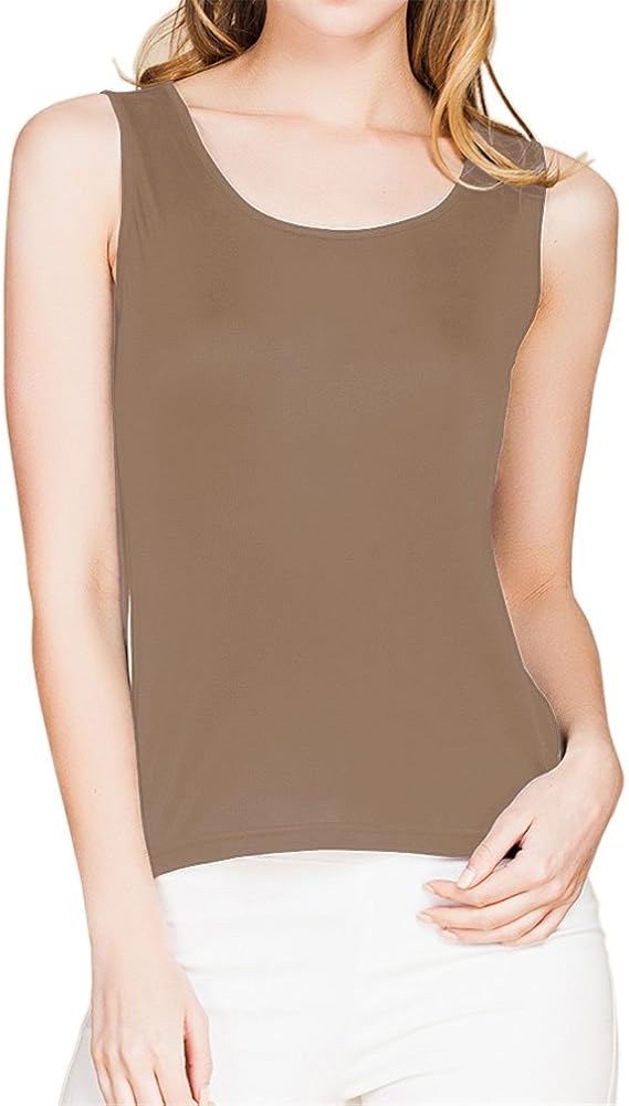 Paradise Silk 100% Silk Knit Women's Sleeveless Tank Top