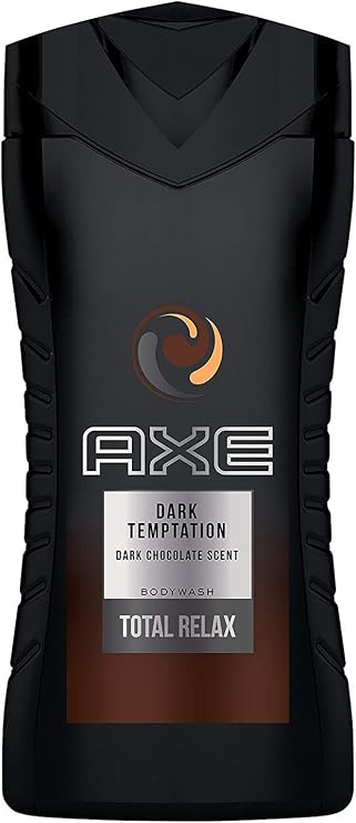 Axe Dark Temptation 3-in-1 Shower Gel & Shampoo for All-Day Freshness, Irresistible Fragrance and a Pleasant Shower, Dermatologically Tested 250 ml