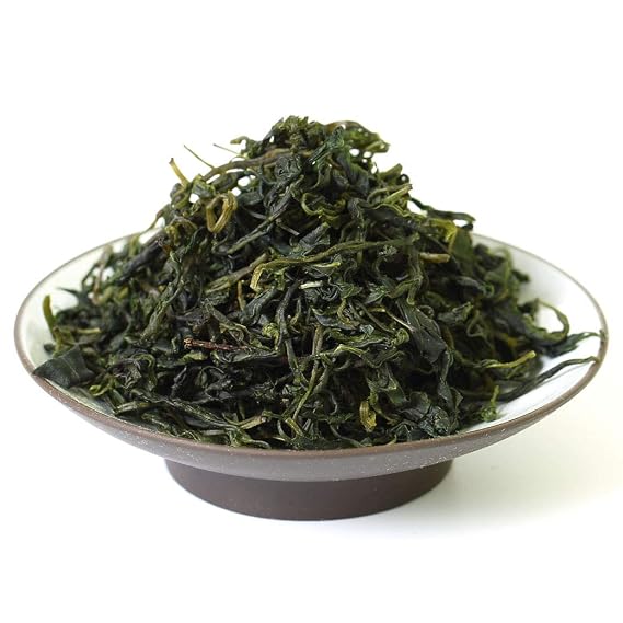 GOARTEA Ku Ding Tea 100g / 3.5oz Premium Kuding Tea - Bitter Green Tea - Ku Ding Herbal Tea Chinese Qing Shan Lu Shui Loose Small-leaf