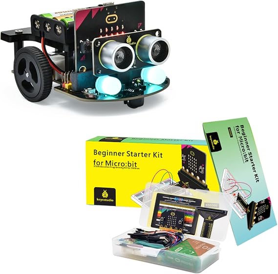 KEYESTUDIO Microbit Basic Starter Kit Microbit V2 Robot Kit