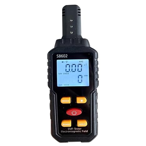 Geiger Counter Radiation Detector, 3-in-1 Lcd Display Nuclear Radiation Detector with Sound & Light Alarm, Portable Monitor Meter for Home, Office, Outdoor, Indoor