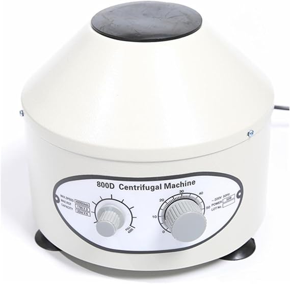 Centrifuge Machine, Portable PRP Centrifuge Machine 4000rpm 20ml X 6 Tubes Laboratory 800D PRP Isolate Serum Electric Laboratory Centrifuge