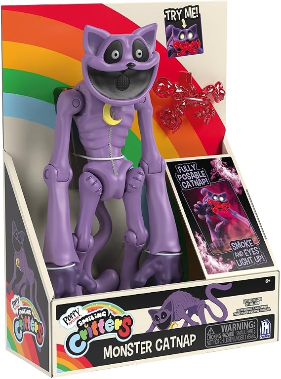 Poppy Playtime Monster CatNap Deluxe Figure (12" Tall, Series 3)