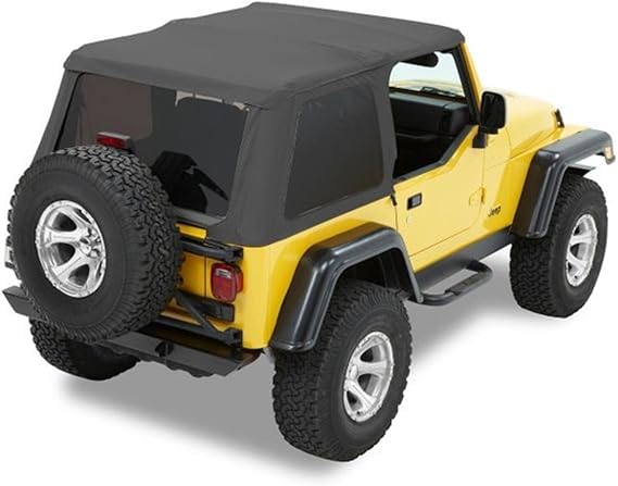 Bestop Trektop Black Denim 5682015 for Jeep Wrangler TJ 2-Door 1997-2006