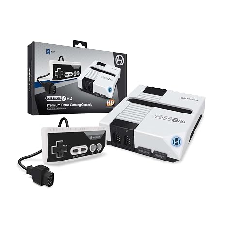 Hyperkin RetroN 1 HD Retro Gaming Console for NES with Controllers -White