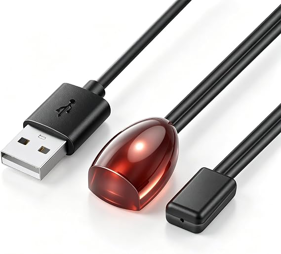 Herfair IR Extender Cable 11ft IR Repeater Kit for TV Set-top Box Remote