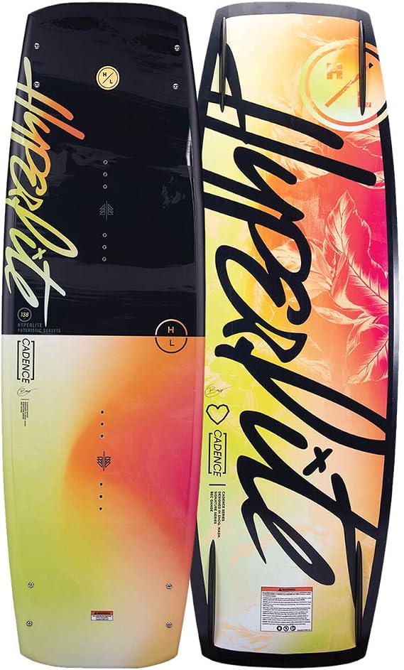 Hyperlite Cadence Womens Wakeboard Black/Yellow 138cm