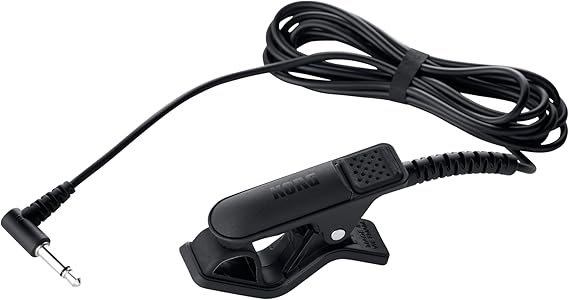 Korg CM400 - Clip-on Contact Microphone w/ 3.5mm mini plug and 5ft cable - Black