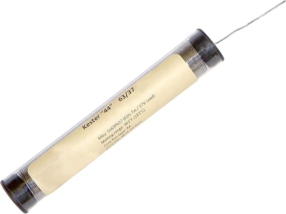 Kester 44 Solder Wire, 63/37 0.031, RMA Rosin, 1-ounce Tube