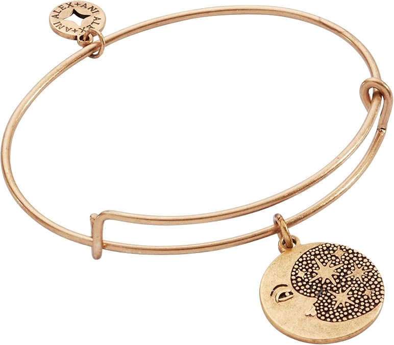 Alex and Ani Moon + Star Charm Bangle