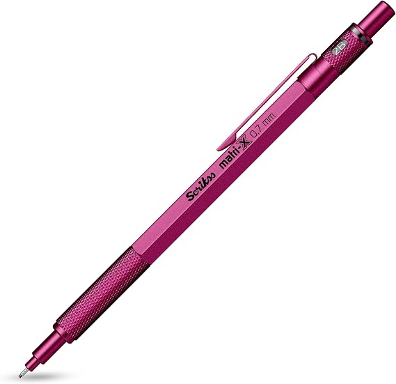 Scrikss Office Matri-X Versatil 0.7 Mm Metalik Pembe Åeffaf Amb.