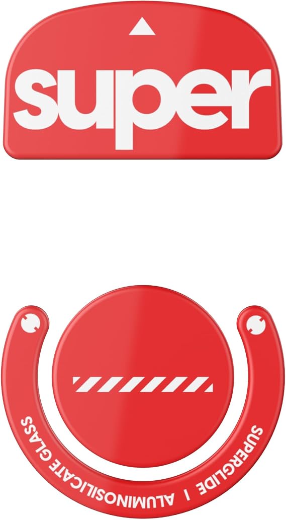 Pulsar Gaming Gears Superglide2 Type-C Skates for GPro X Superlight, Red