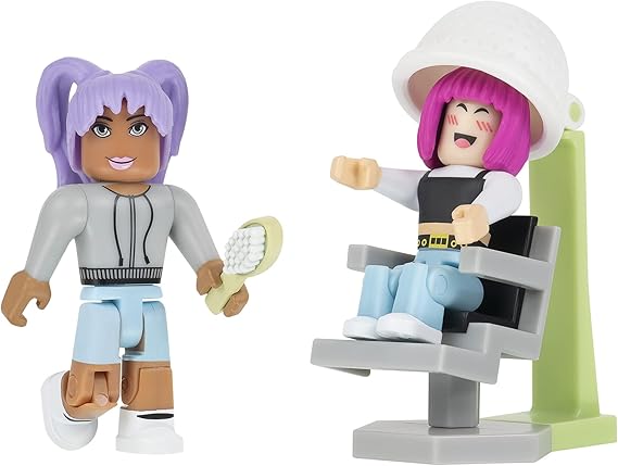 Roblox Wolfpaq Celebrity Game Pack: Brookhaven: Hair & Nails [Includes Exclusive Virtual Item], Multicolor, (ROG0235)
